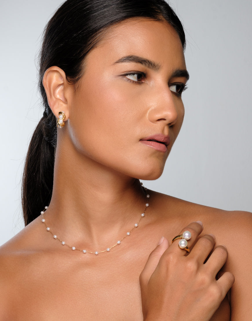 Pearl Drop Stud