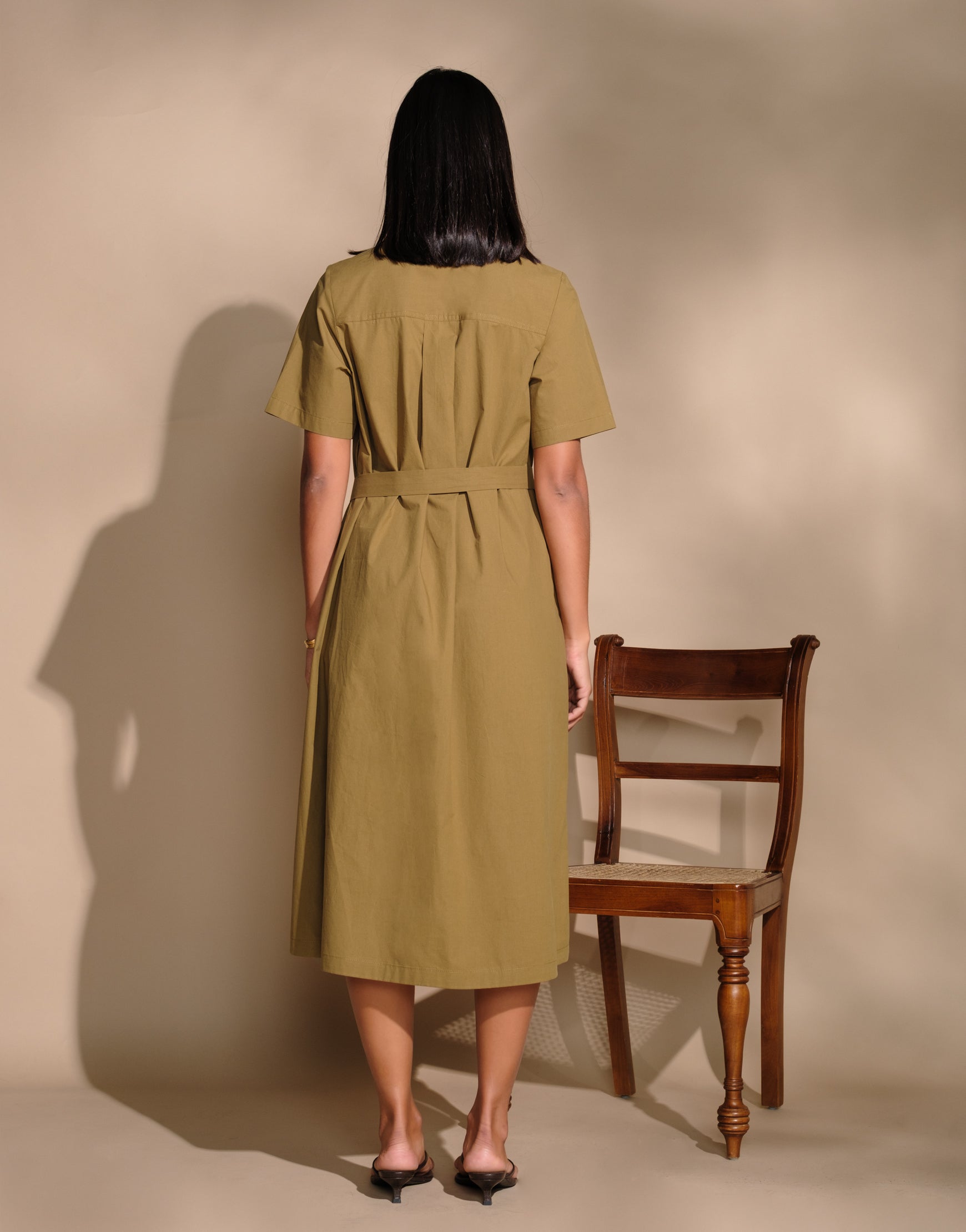 unique midi dresses for women Black Polka Dot Midi Dress Small