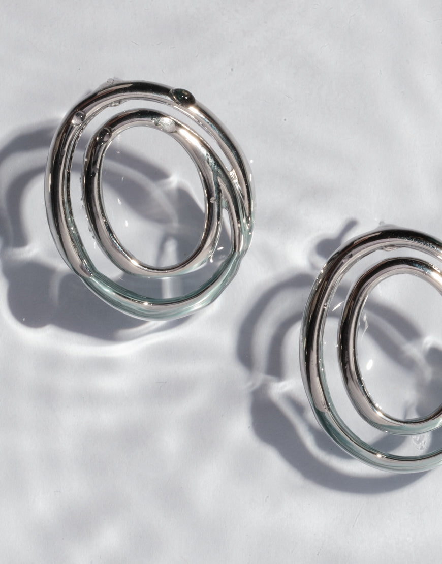 Dual Oval Stud