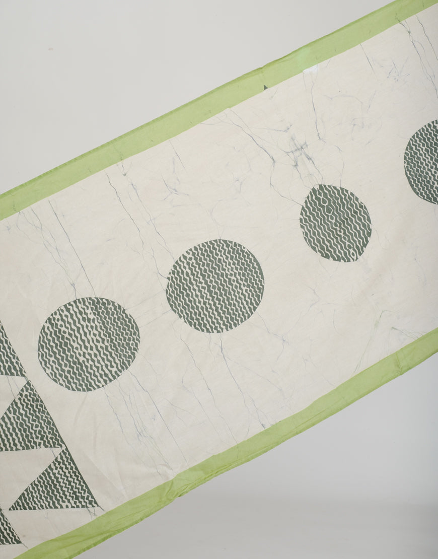 Green Batik Shawl