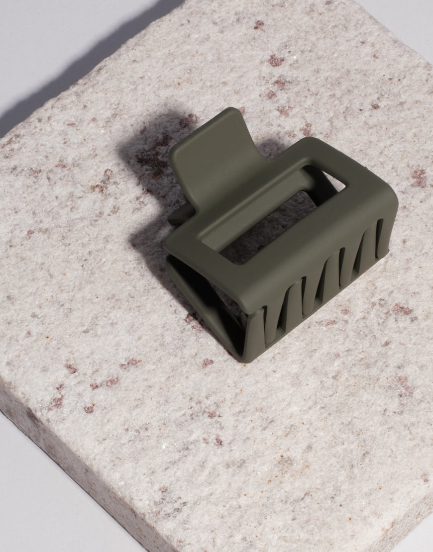 Matt Finished Rectangular Hair Claw Pack