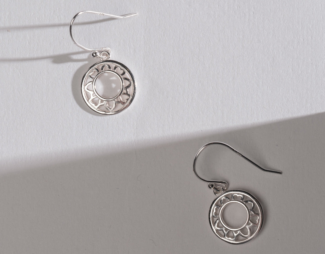 Silver Halo Dangles