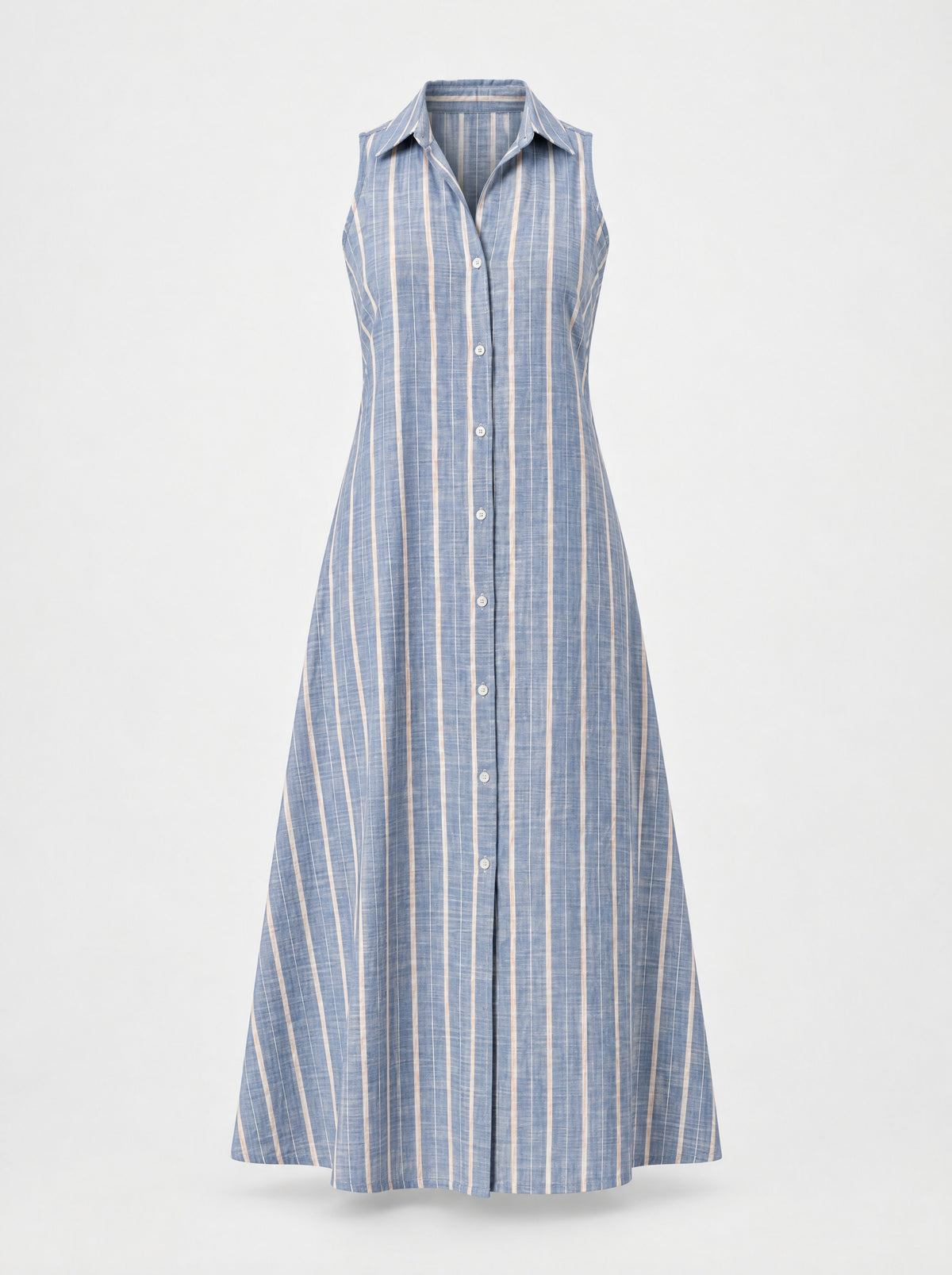 Agni Striped Linen Dress