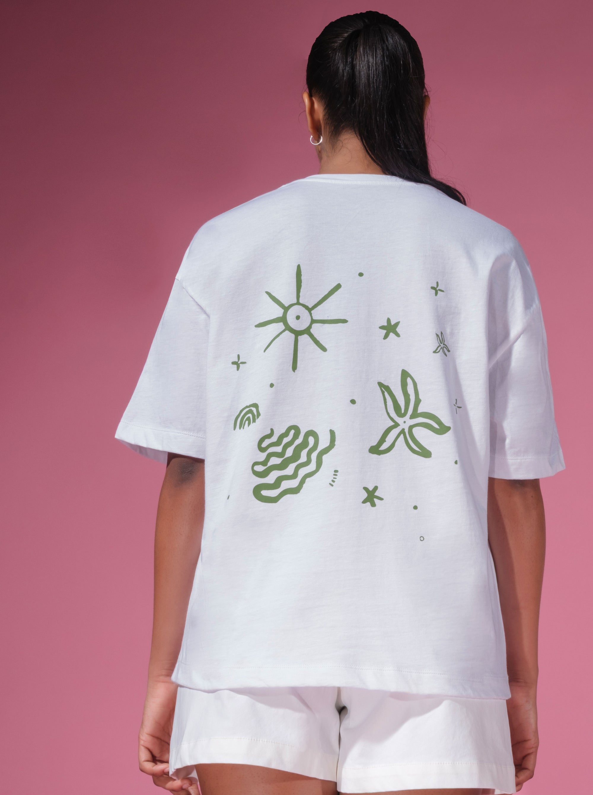 Beach Days Oversized Graphic Tee