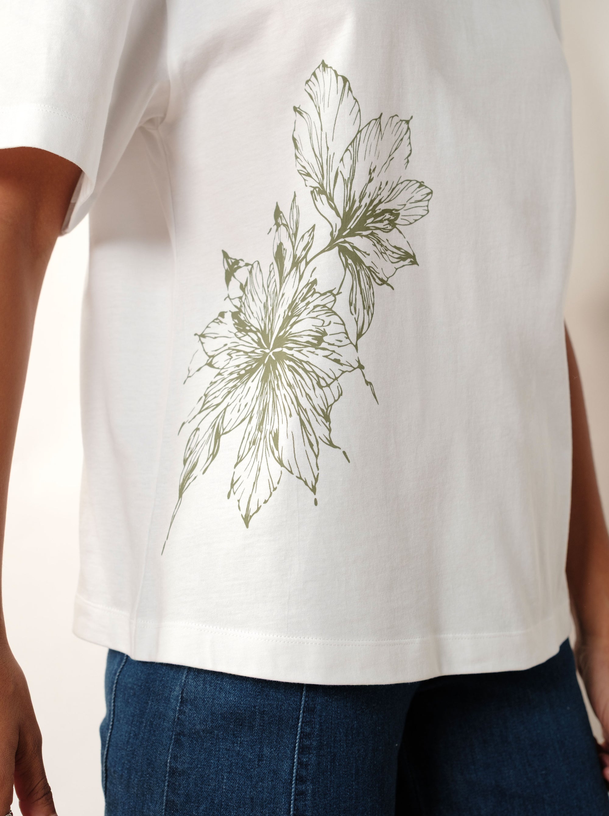 Wild Ink Floral Tee