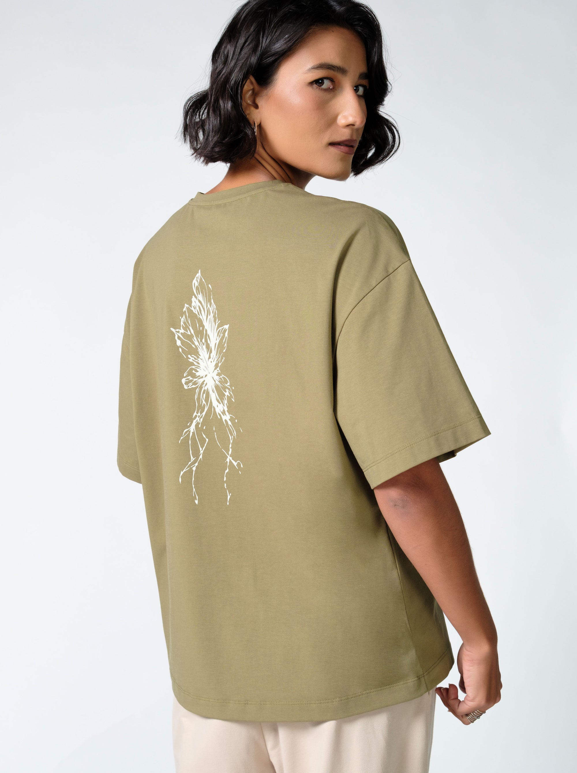 Rooted Bloom Oversize Tee