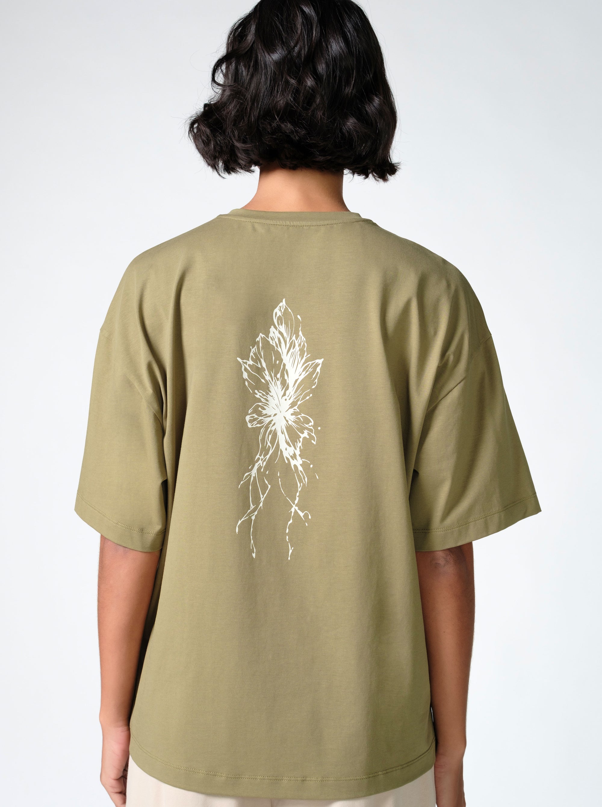 Rooted Bloom Oversize Tee