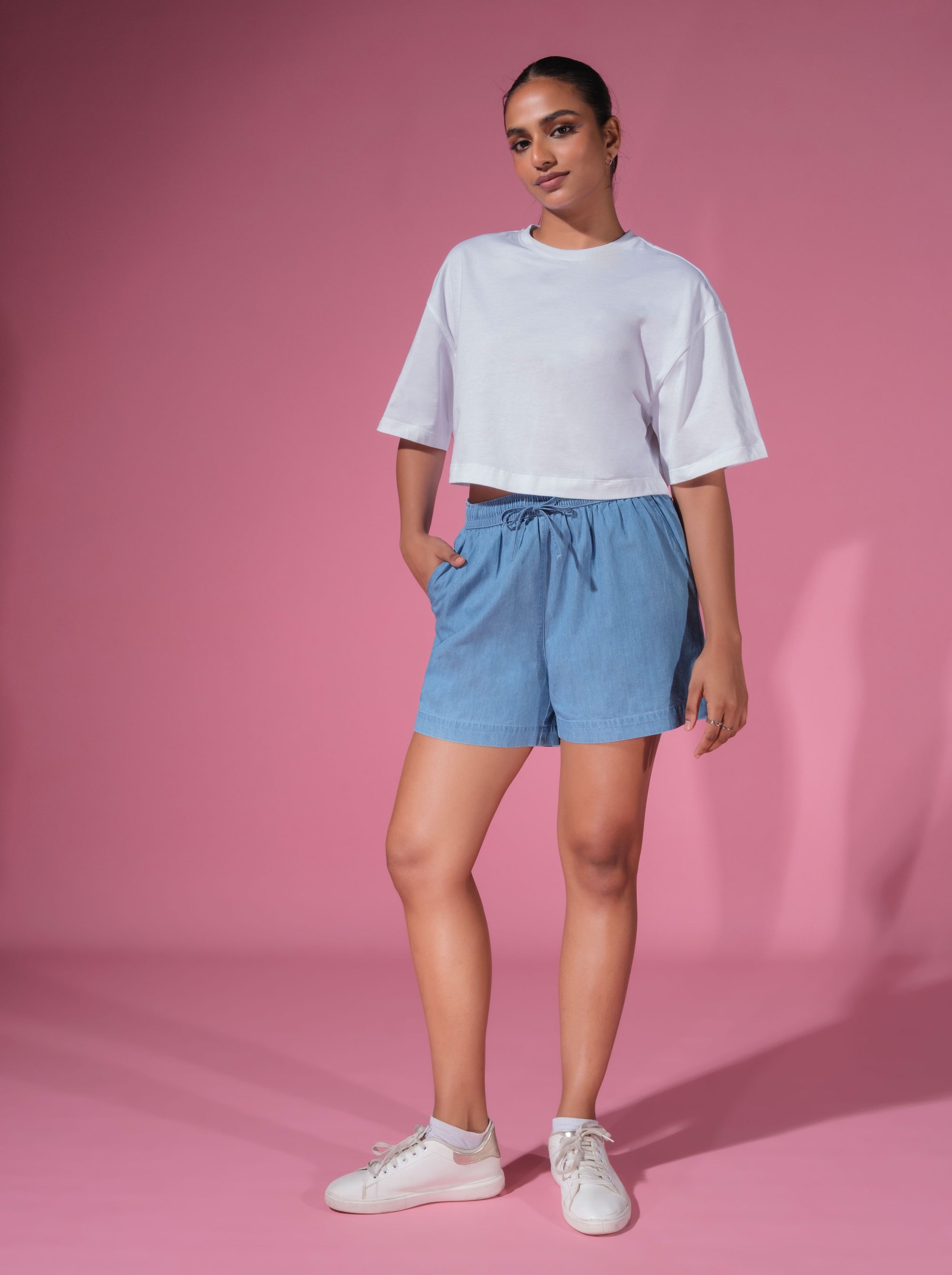 Sunset Cropped Graphic Tee
