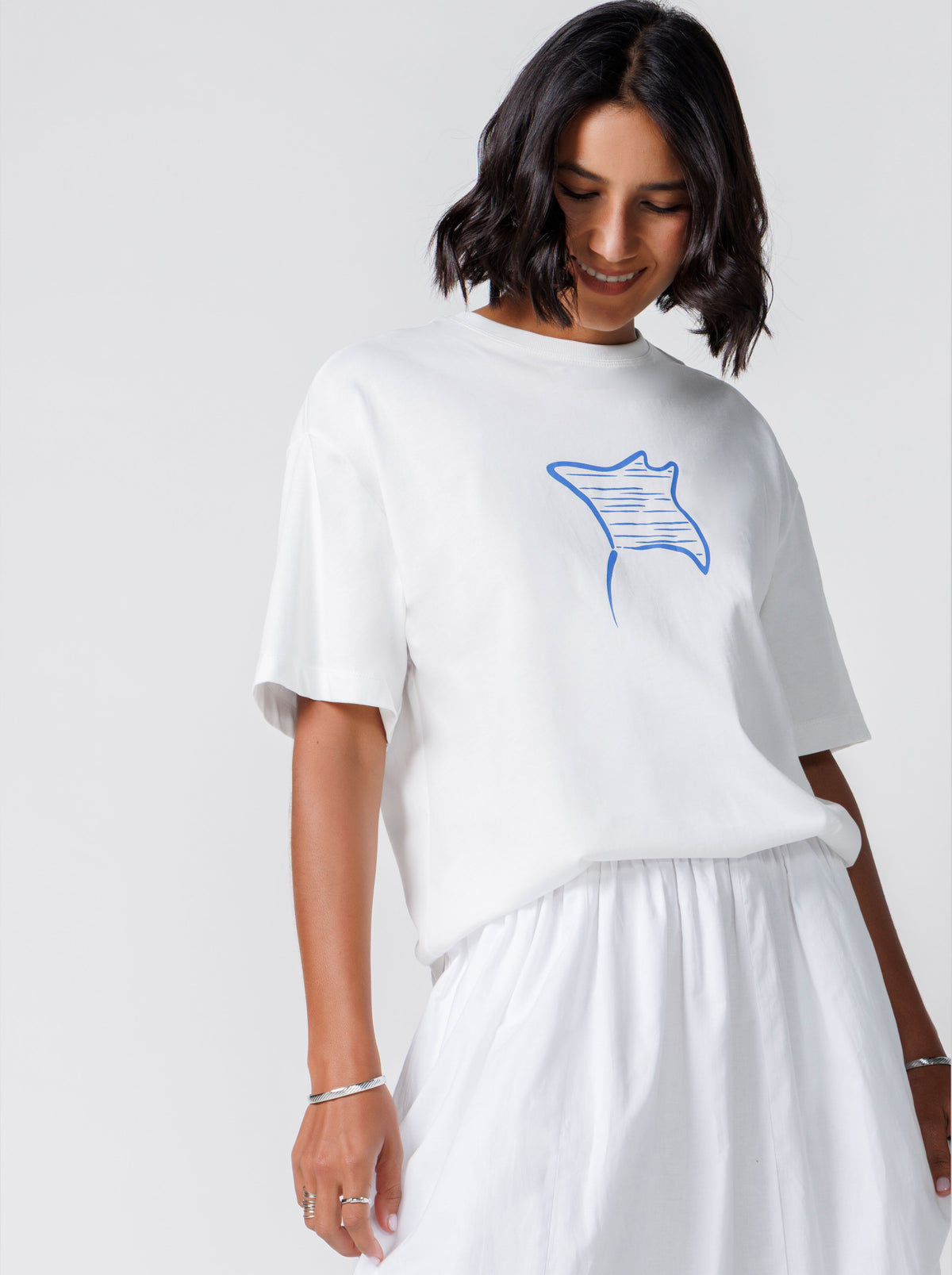 Blue String Tee
