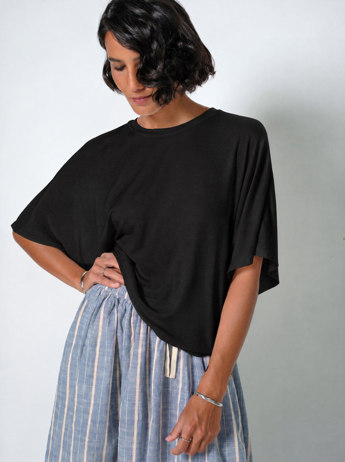 Ashley Linen Oversized Tee Shirt