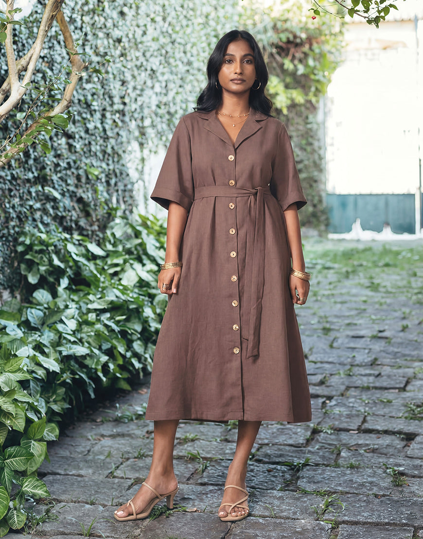 linen dresses sri lanka Cecelia Linen Dress Akira Clothing Batik and Linen Dresses