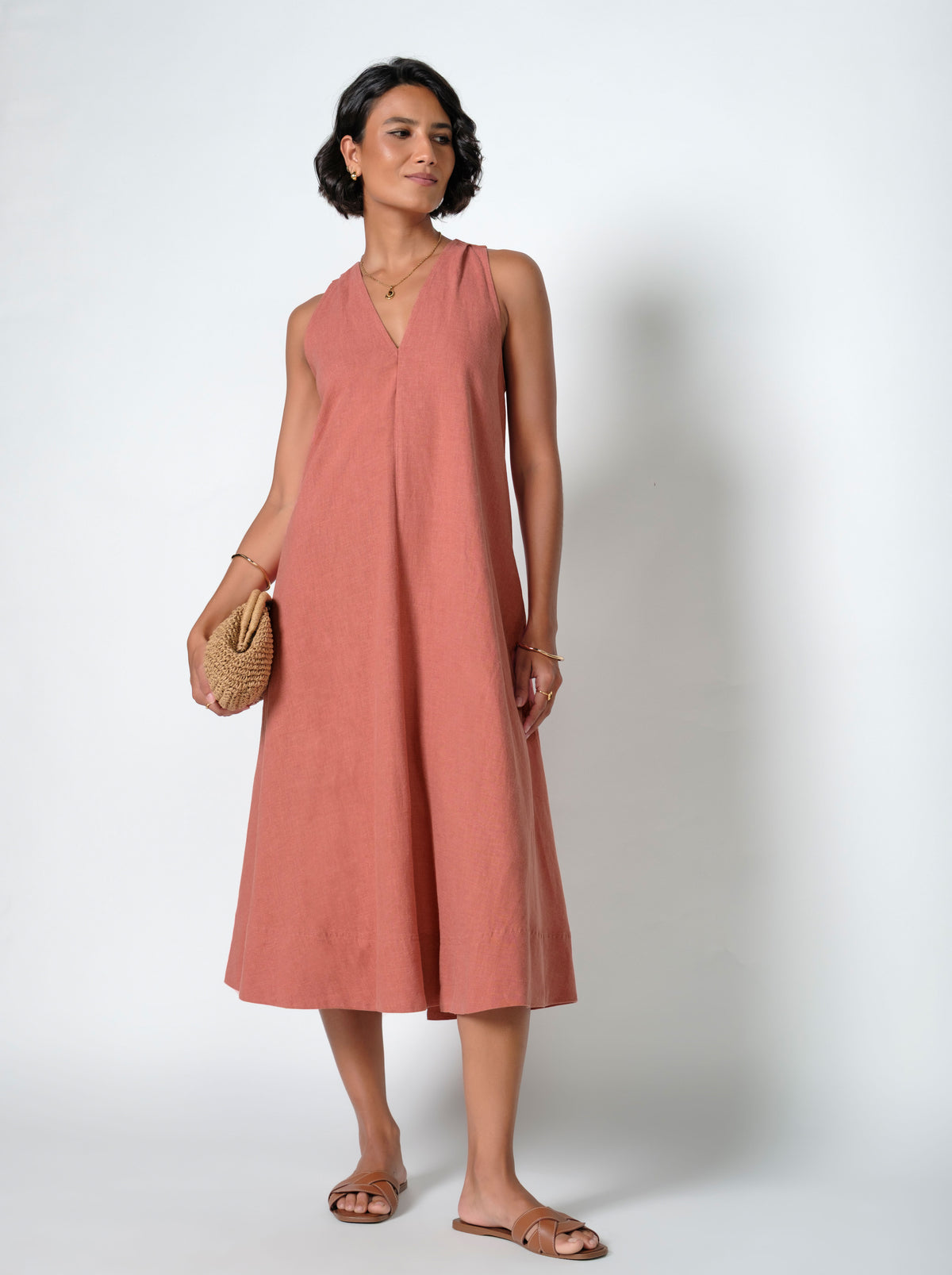 Serie Midi Linen Dress