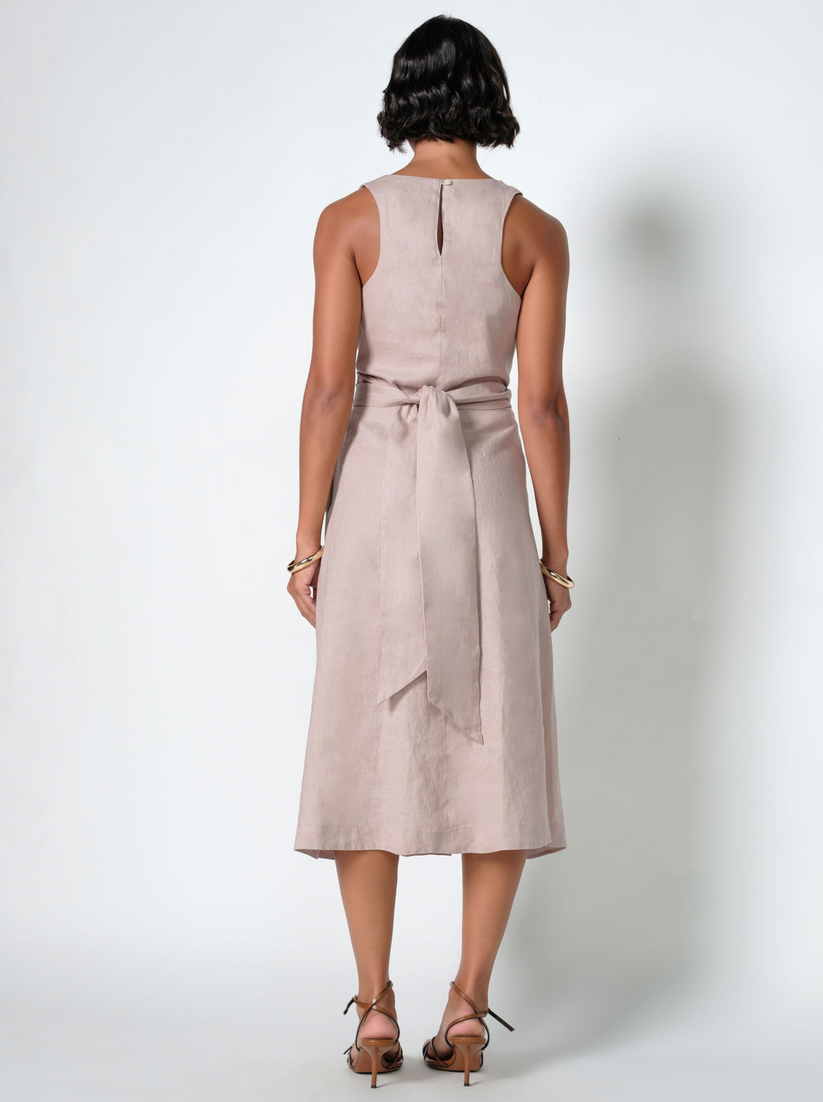 Eira Midi Linen Dress