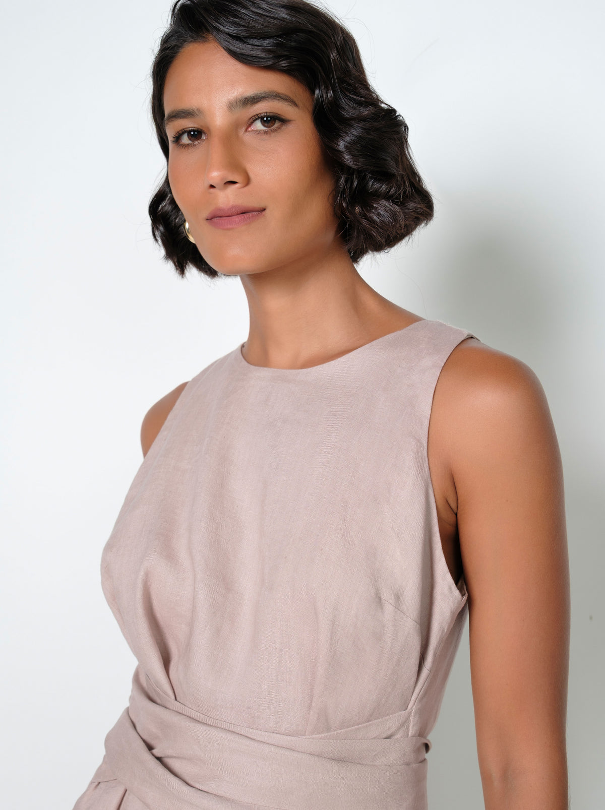 Eira Midi Linen Dress