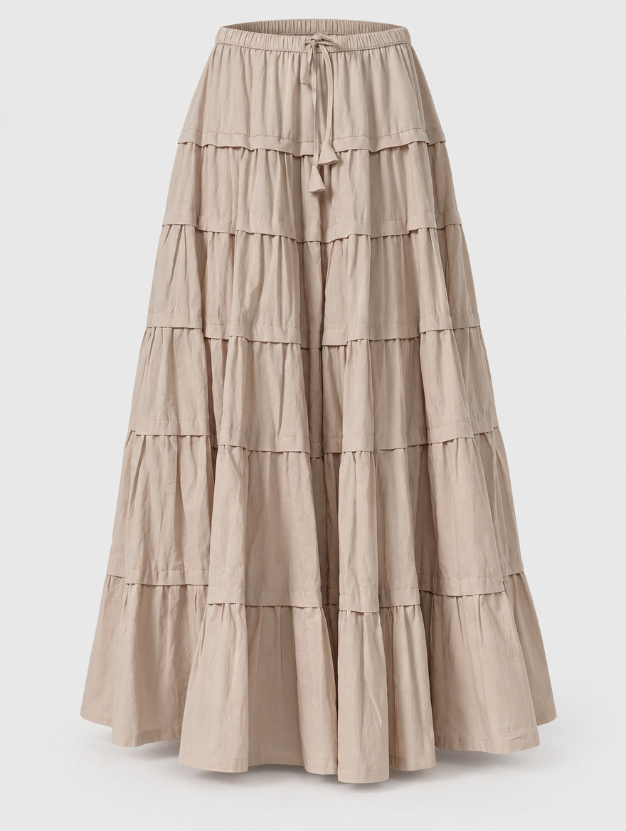 Neri Maxi Casual  Skirt