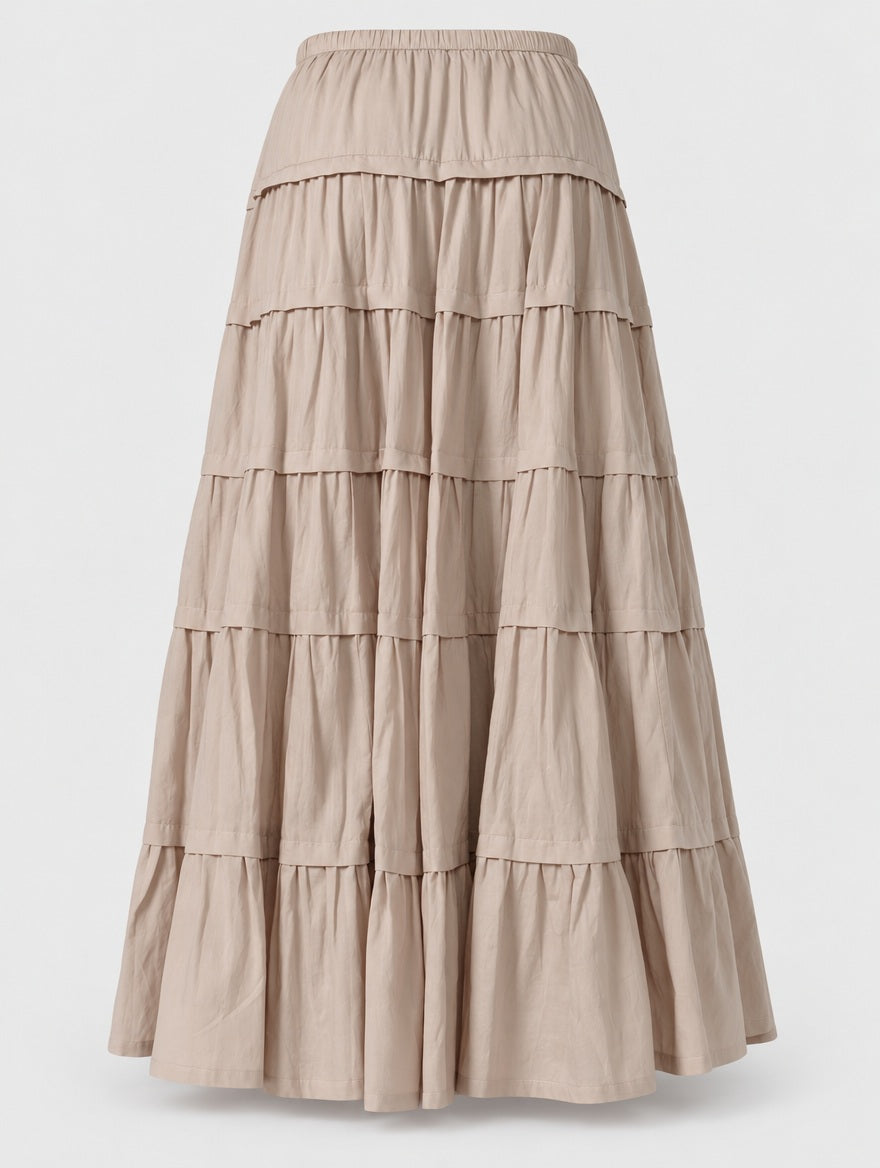 Neri Maxi Casual  Skirt