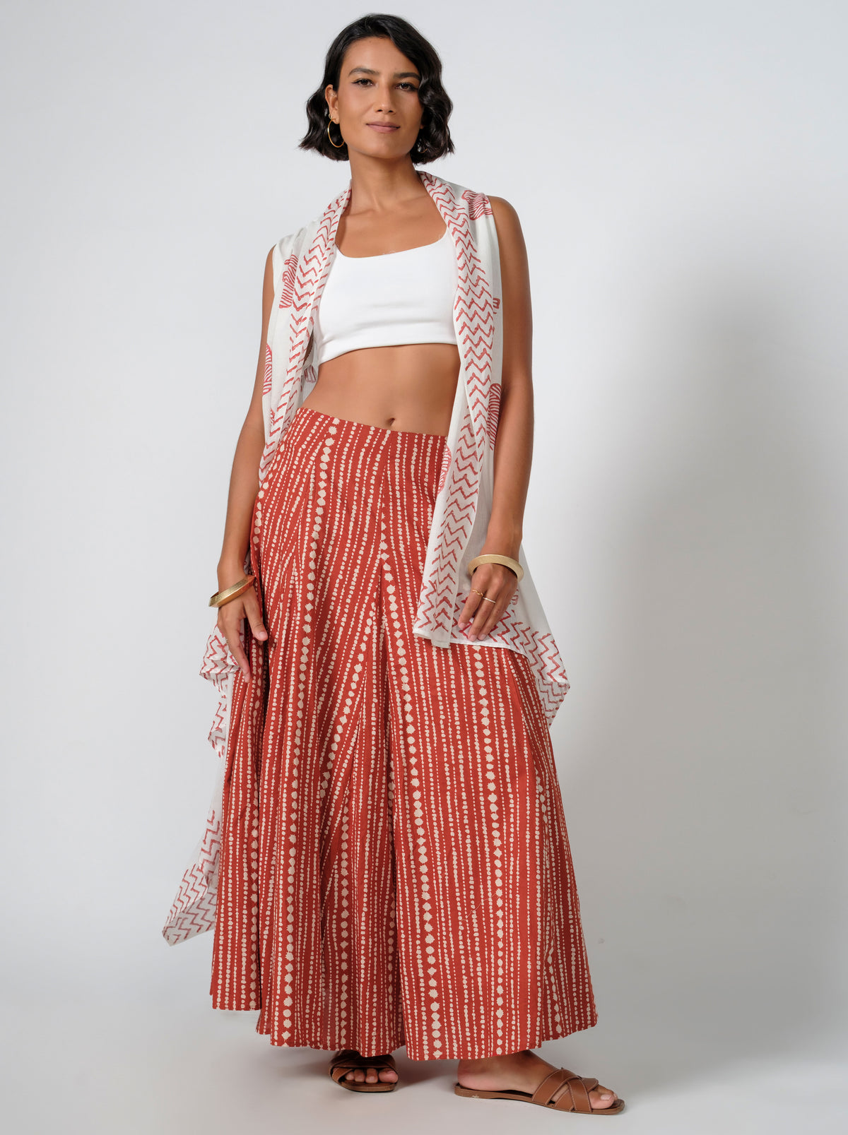 Mahali Block Print Cover Up