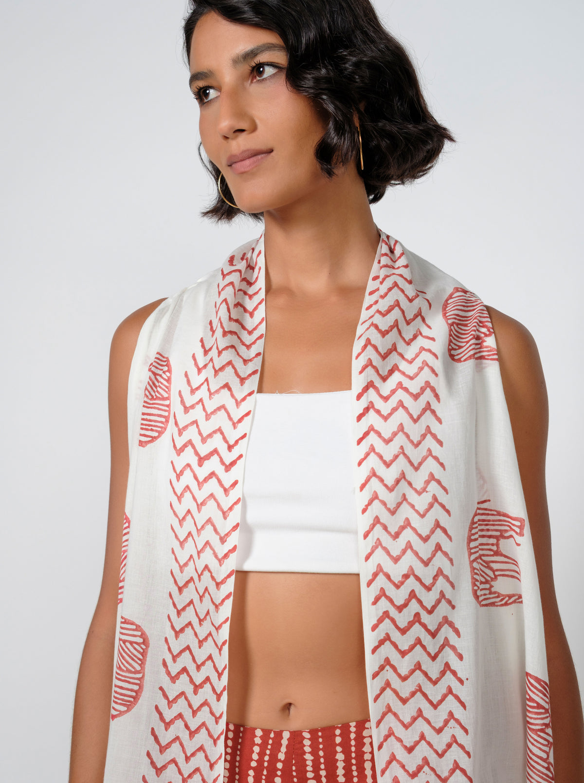 Mahali Block Print Cover Up
