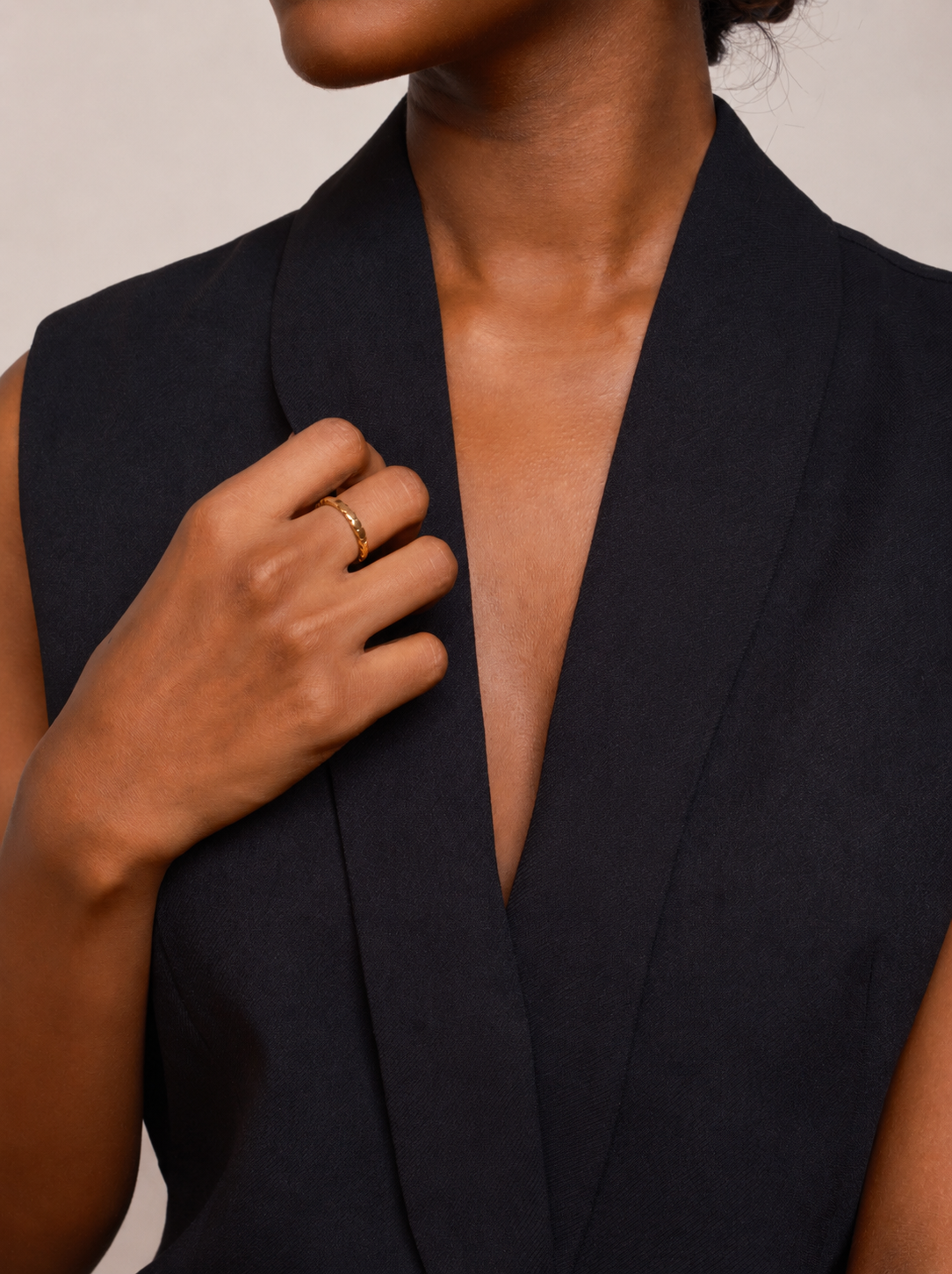 Sleek Gold Ring