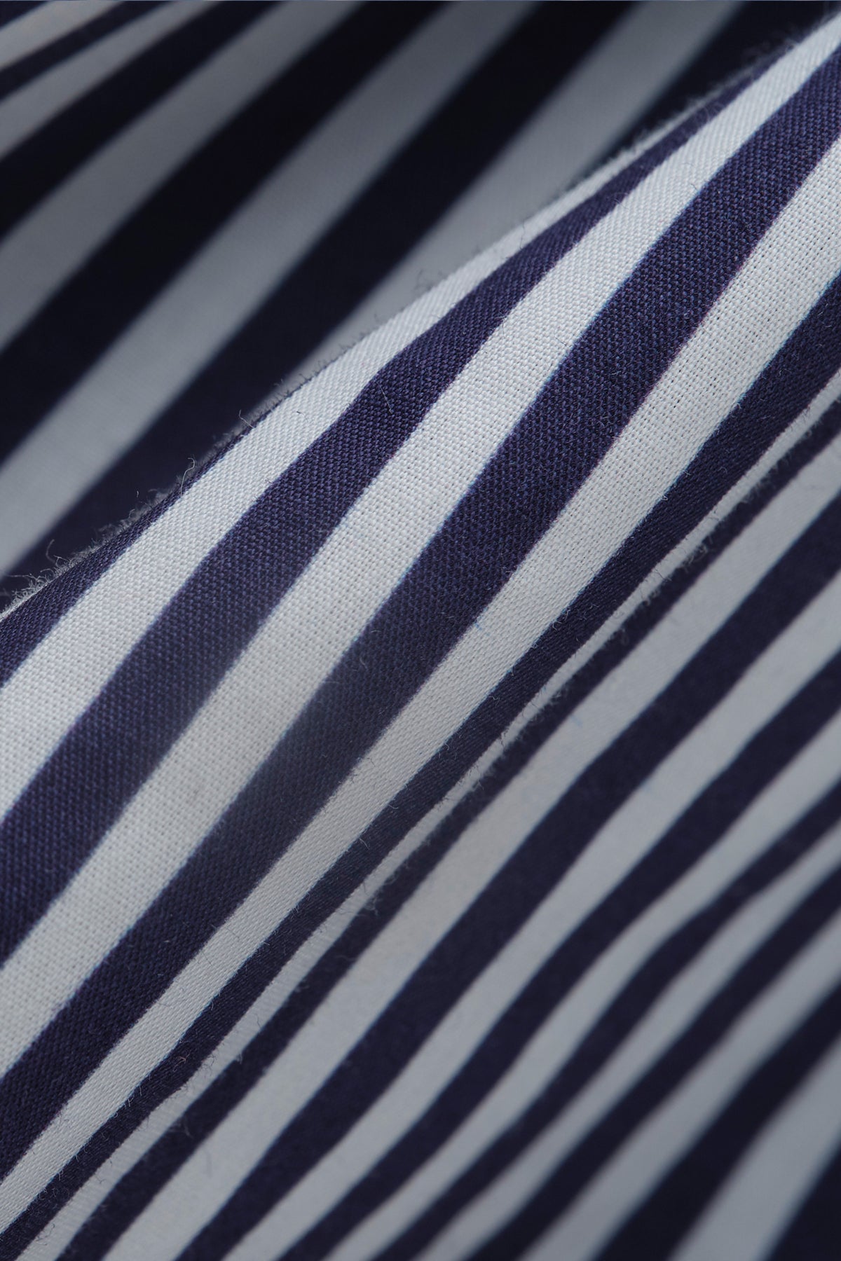 Jane Blue Striped Cotton Midi Dress