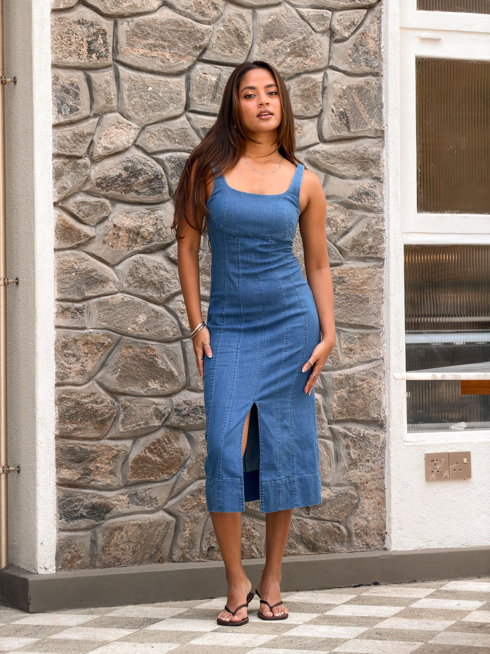 Aida Denim Dress