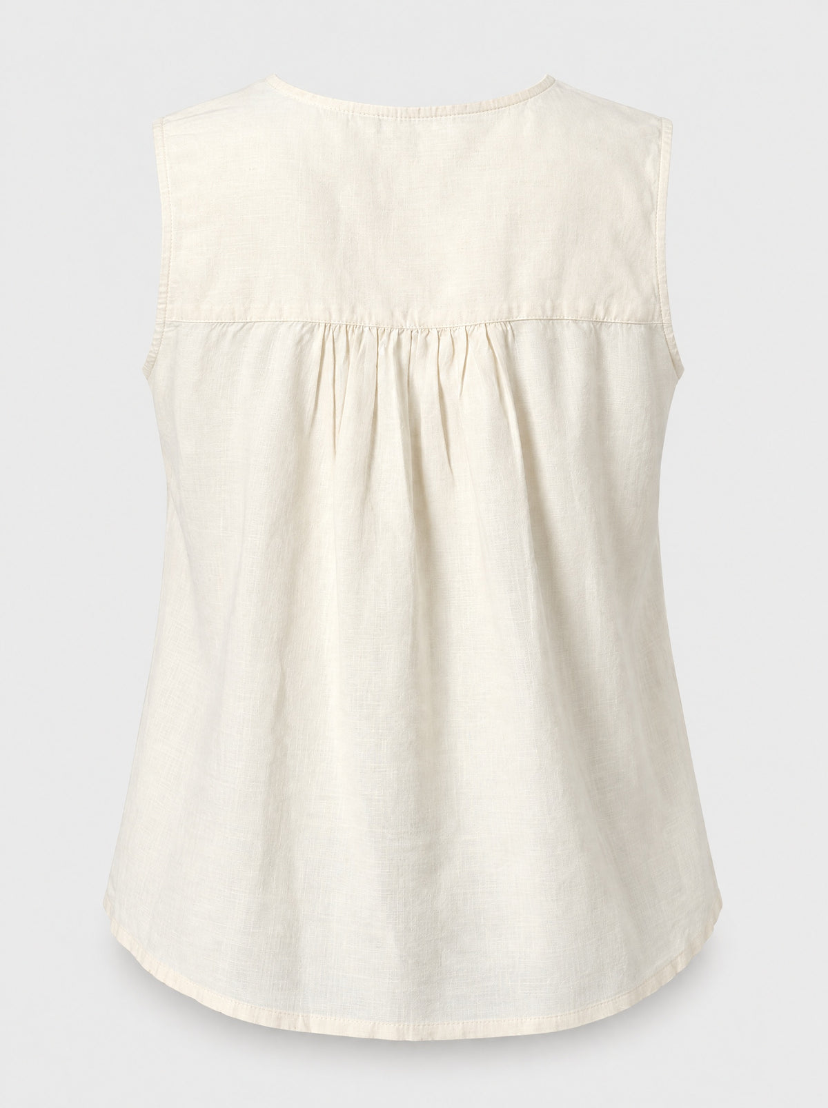 Ines Sleeveless Linen Top